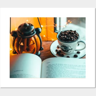 Coffee & book Posters and Art